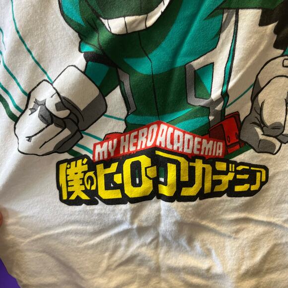 My Hero Academia Shirt Mens Large Coquette Short Sleeve Anime Graphic Print - Picture 8 of 9